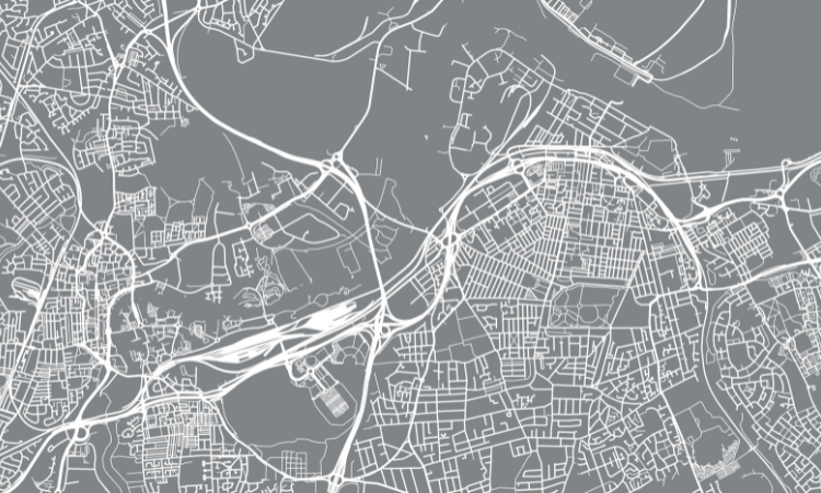 City map of Middlesbrough
