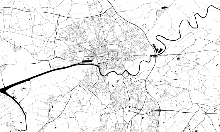 Map of Preston