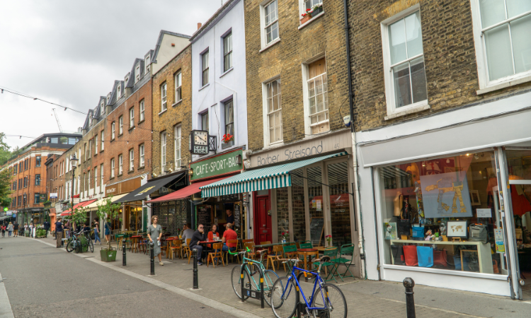 Exmouth market in Clerkenwell