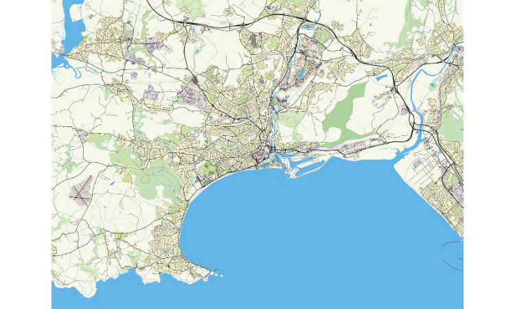Map of Swansea