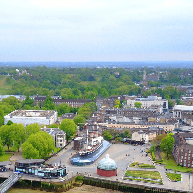 Greenwich village and the Cutty Sark