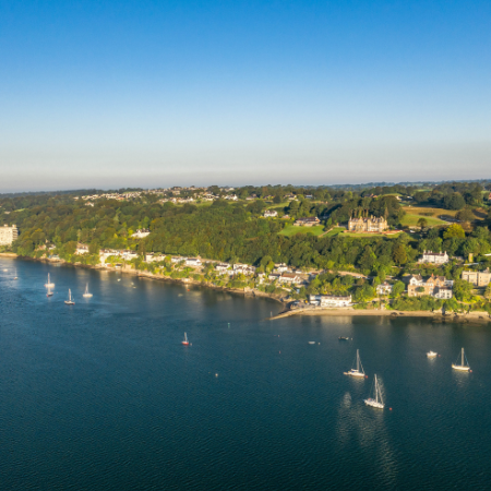 Aerial view of Bangor