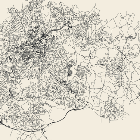 Map of Stockport