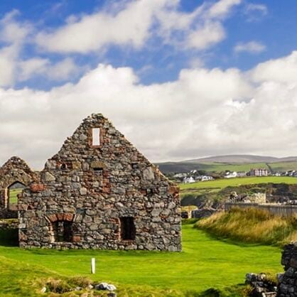 Peel Castle in the Isle of Man.