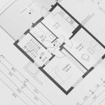 A architect's plans showing room layouts.